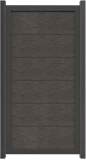 GroJa Viento Designzaun Typ Hochkant 90x180 mit Rahmen Anthrazit GroJa Viento Designzaun Typ Hochkant 90x180 mit Rahmen AnthrazitZubehörbild