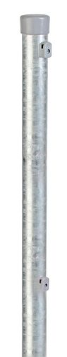 Alberts® Zaunpfosten,feuerverzinkt,Pfostenst. ⌀42mm,Länge 2250mm,Geflechthöhe 1750mm 622138