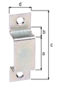 Vorschaubild Alberts® Schlaufe Licht 25 x 12 mm Ges. 55 x 16 mm 2St 