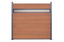 Vorschaubild aMbooo Zaunsystem Acapulco Bambus Fenster Element für Acapulco, 1950 x 20 mm, Alu