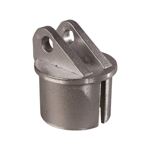 Alberts® Strebenkappe für Absperrgittersystem Plus 7, für runde Pf. Alu, ⌀52 mm 774707