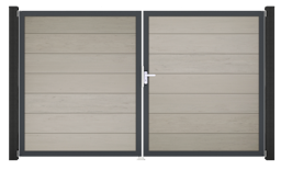 GroJa Solid Grande Tor 2-flügelig 3000 x 1800 mm, Alu-Rahmen Anthrazit DB 703 GroJa Solid Grande Tor 2-flügelig 3000 x 1800 mm, Alu-Rahmen Anthrazit DB 703Zubehörbild