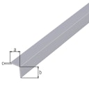 Vorschaubild Alberts® Winkelprofil, gleichsch., PVC alugrau, LxBxHxS 1000 x 15 x 15 x 1 mm 470609