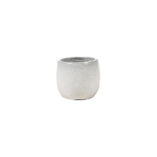 Vosteen Design Blumentopf / Pflanzgefäß Terrakotta weiß ø 37 cm x H 30 cm