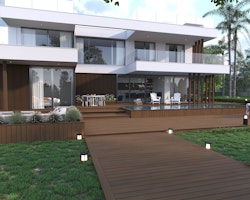 NewTechWood Deluxe Vintage WPC-Terrassendiele Hohlkammer Ipé  23 x 138 mm