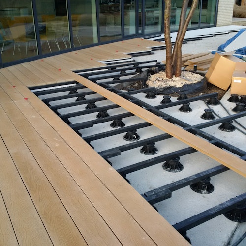 Millboard® PlasPro Unterkonstruktion Schwarz 50 x 125 x 3000 mm