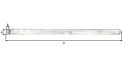 Vorschaubild Alberts® Ladenband 1000x45 mm ⌀16 mm feuervz.