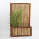 Vorschaubild BambusBASIS Hochbeet mit Sichtschutz Profile Corten