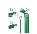 Vorschaubild Alberts® Zauneck-Set Maschendrahtzaun,z.Einbet.,grün,Zaunhöhe:1750mm 601461