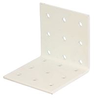 Alberts® Lochplattenwinkel weiß kunststoffbeschichtet  60x60x60 mm