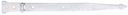 Vorschaubild Alberts® Werfgehänge, galvanisch verzinkt, dickschichtpassiviert, Scharnier LxB 63x101, Band LxB 500x45 mm 315443