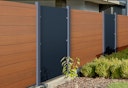 Vorschaubild aMbooo Zaunsystem Acapulco HPL Element, 1200 x 1830 x 6 mm, Anthrazit, für Alu Pfosten Acapulco