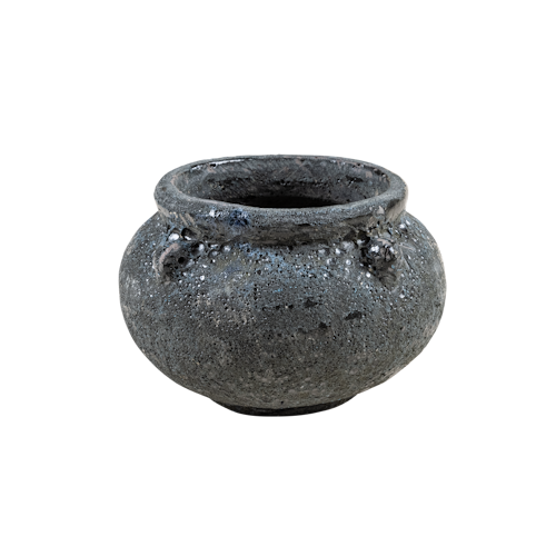 Vosteen Design Blumentopf / Pflanzgefäß Terrakotta schwarz ø 23 cm x H 16 cm