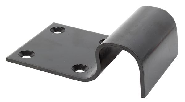 Alberts® Auflaufstütze KTL schwarz zum Aufschrauben HxB 50x90 mm 