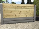 Vorschaubild ORIGI WALLS Beton Sichtschutz Natural verstärkte Platte 395 x 2000 mm