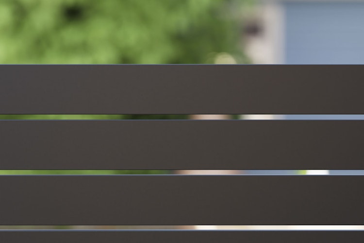 dz Alu Steckzaunelement VIDUAL Line 100 Distanz 10 mm für Pfosten 90/90 mm