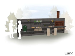 WWOO Designbeton-Outdoorküche Pete