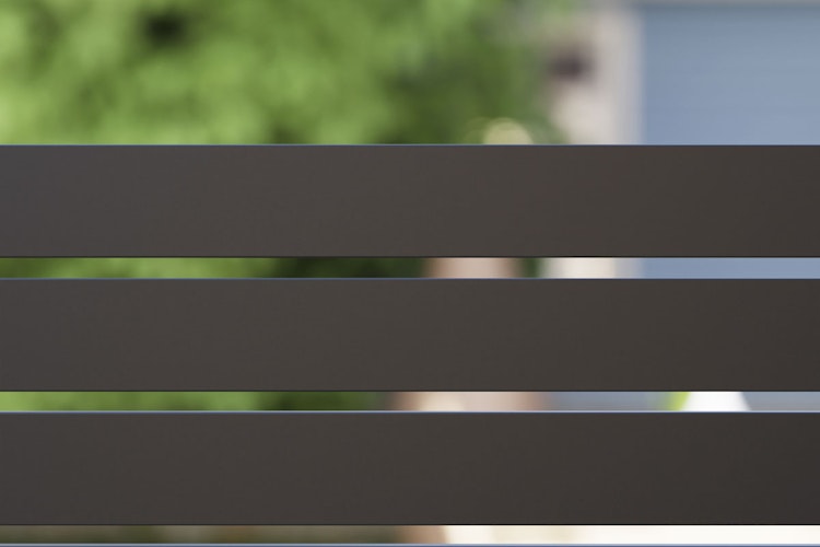 dz Alu Steckzaunelement VIDUAL Line 100 Distanz 18 mm für Pfosten 90/90 mm