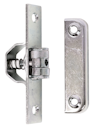 Vorschaubild Alberts® Rollschnäpper, für Pendeltore, galvanisch verzinkt dickschichtpassiviert, Platte 18 x 90 mm, Loch ⌀6 / 4,8 mm 411695