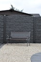 Vorschaubild ORIGI WALLS™ Beton Sichtschutz Bogen LINEA 395/495 x 2000 mm 