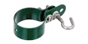 Vorschaubild Alberts® Schelle,Befestigung v. Geflechtspannstäben an Pfosten,verzinkt,grün Kst.b.,⌀48mm 655624