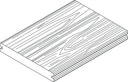 Vorschaubild Handmuster OSMO MULTI-DECK Co-Extrudiert Terrassendiele Vollprofil Vintage Grau 20 x 145 mm 