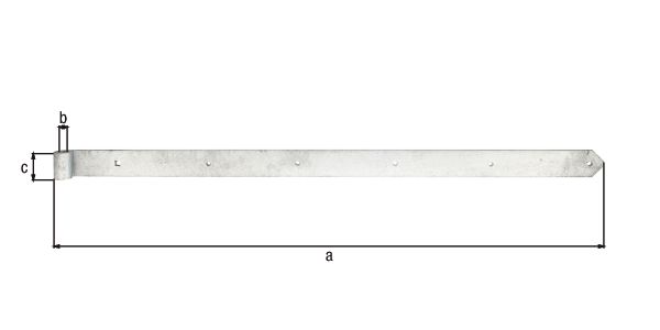 Alberts® Ladenband 1182x60 mm ⌀20 mm feuervz.