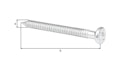 Vorschaubild Alberts® Ankernagel verzinkt ⌀4 mm Länge 50 mm im Karton verpackt à 250 St. 