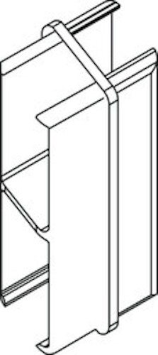 OSMO ALU-CLADDING  RHOMBUS Typ A Längsverbinder VE10