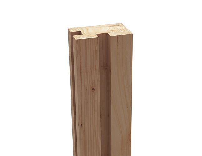 OSMO Schallschutz Forsdal - Eckpfosten