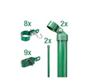 Vorschaubild Alberts® Zauneck-Set Maschendrahtzaun,z.Einbet.,grün,Zaunhöhe:2000mm 601478