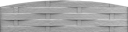 Vorschaubild ORIGI WALLS™ Beton Sichtschutz Bogen FLECHT 395/495 x 2000 mm 