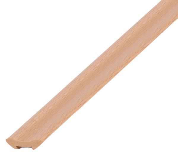 Alberts® Hohlkehlleiste, PVC, geschäumt, Farbe :Buche, L: 2,6 m, HxT: 22 x 22 mm 433987