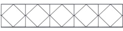 Alberts® Dekorelement Design Bergen, verzinkt, anthrazit RAL 7016,BxH 2000 x 200 mm 665227