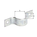 Vorschaubild Alberts® Rohrschelle, galvanisch verzinkt dickschichtpassiviert, Außen-⌀19 mm, ⌀3/4 Zoll, TxB 20x79 mm 216627