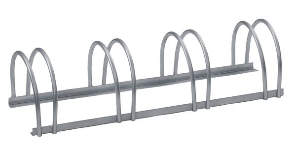 Alberts® Mehrfach-Fahrradständer freist., fvz, Einstellplätze 4, LxT 1000x300 mm 698294
