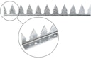 Vorschaubild Alberts® Zackenleiste abgewinkelt,feuerv.z.Aufschrauben Länge 2000 mm Gesamthöhe 41 mm 