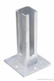 dz Fußplatte - Typ Q 60x60-Eck - ZINK dz Fußplatte - Typ Q 60x60-Eck - ZINKZubehörbild