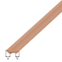 Vorschaubild Alberts® Hohlkehlleiste, PVC, geschäumt, Farbe :Buche, L: 2,6 m, HxT: 22 x 22 mm 433987