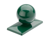 dz Aluminium-Abdeckkappe mit Überstand und Kugel für Pfosten 60 x40 mm mit Profilschiene dz Aluminium-Abdeckkappe mit Überstand und Kugel für Pfosten 60 x40 mm mit ProfilschieneZubehörbild