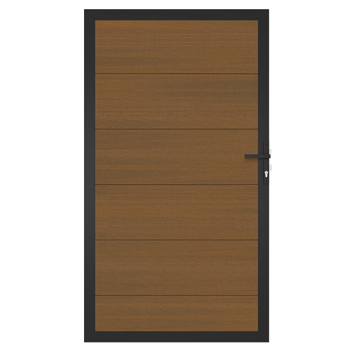 NewTechWood Castello WPC Einzeltor 1000 x 1800 mm