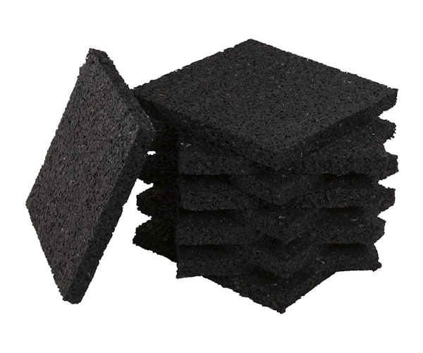 aMbooo Terrassendielen UK Gummi Pad 24-er 40x60x10 mm  