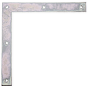Vorschaubild Alberts® Tor-Winkel, galv. verzinkt dickschichtpassiviert, HxLxB 250x250x30 mm 313043