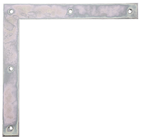 Alberts® Tor-Winkel, galv. verzinkt dickschichtpassiviert, HxLxB 250x250x30 mm 313043