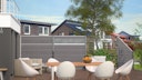 Vorschaubild TraumGarten System WPC Platinum XL Zaun-Anschluss-Set
