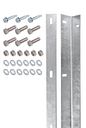 Vorschaubild Alberts® Befestigungsleiste f.Doppelstab-Gittermatten,feuerverz.Länge:1600 mm,m.Schrauben 623111
