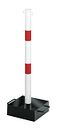 Vorschaubild Alberts® Absperrketteständer Outside weiß,2 rote Ringe,transportabel Pf.⌀60 mm 783242