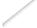 Vorschaubild Alberts® Abschlussprofil, PVC, Farbe: weiß, LxB unten/obenxH1000x15/10x6 mm 470548