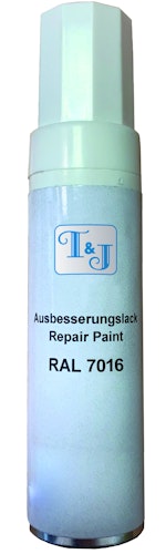 T&J Lackstift 12 ml Anthrazit mit Pinsel