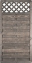 Vorschaubild T&J BARTEK Lamellenzaun grau lasiert 90 x 180 cm